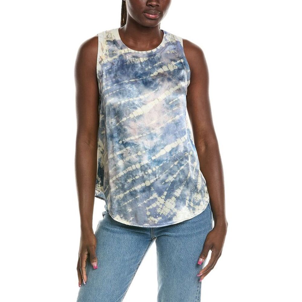 Michael Stars Womens  Shay Binding Tank Top